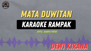 Download lagu MATA DUITAN - ( KARAOKE RAMPAK ) Dewi kirana mp3