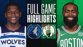 TIMBERWOLVES at CELTICS | FULL GAME HIGHLIGHTS | January 10, 2024