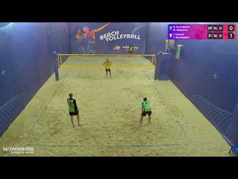 09:55 D. Svyrydenko / M. Stepanov - I. Datsiuk / Y. Bohdashkin 14.02.2023 | Winners Beach Volleyball