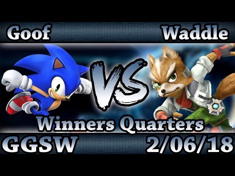 GGSW 70 - Goof (Sonic) Vs. Waddle (Fox) Smash Wii U Winners Quarters - Smash 4