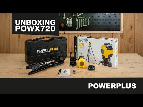 Niveau laser Powerplus POWX720 - autonivelant - avec support mural