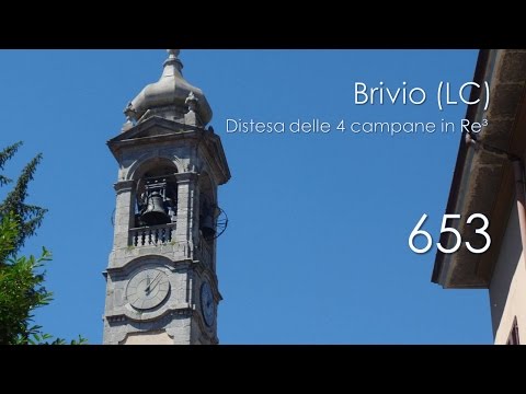 Le campane di Brivio (LC) - Distesa delle 4 campane in Re³