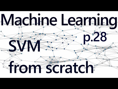 Completing SVM from Scratch Practical Machine Learning Tutorial with Python p 28