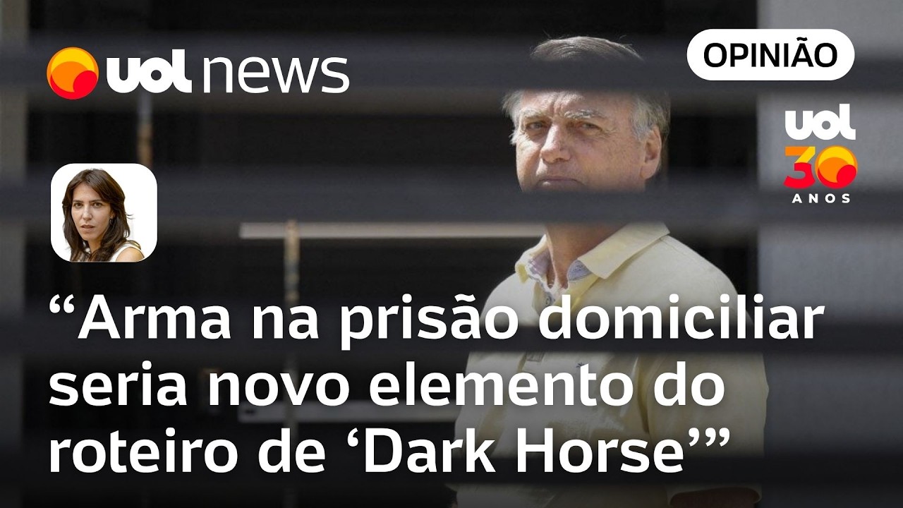 Bolsonaro com arma em casa se juntaria à tornozeleira fundida no roteiro de Dark Horse | Bilenky