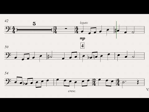Edward Gregson - Tuba Concerto, 1st Movement (Orchestral Accompaniment Play-Along)
