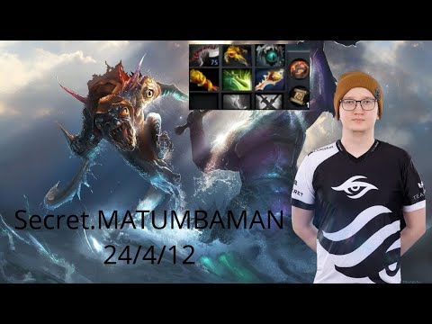 Secret.MATUMBAMAN SLARK. HARD GAME. HIGHLIGHTS. 7.29d DOTA 2