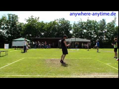 Speed Badminton Speedminton Herren Finale (O40) Rheinland-Pfalz Open 2012