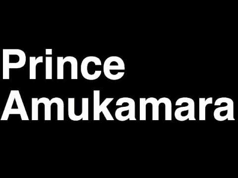 How to Pronounce Prince Amukamara New York NY Giants NFL Football Touchdown TD Tackle Hit Yard Run