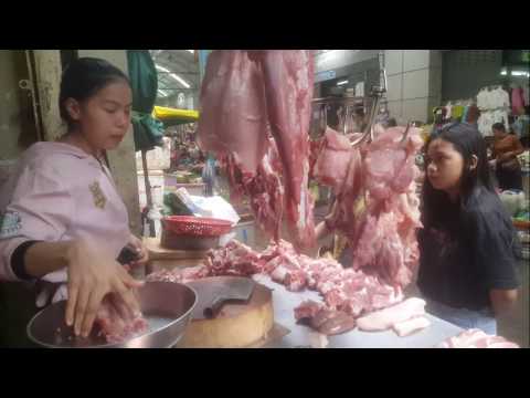 Daily Foods In Asian Market - A Walk Around In Phnom Penh Market - Food Tour