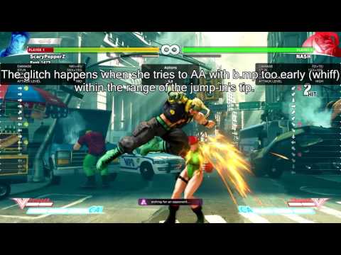 SFV BETA 3-4- Cammy's b.MP Glitch CAPCOM Fix PLS!