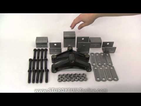 Trailer Tandem Axle Spring Hanger Kit