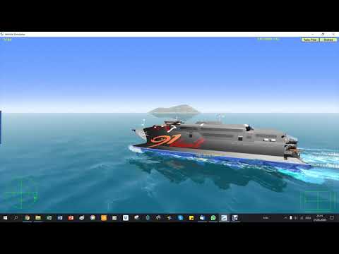 Vehicle Simulator VSF: Devil Cat arriving at Milos, Aegean Sea West Scenery