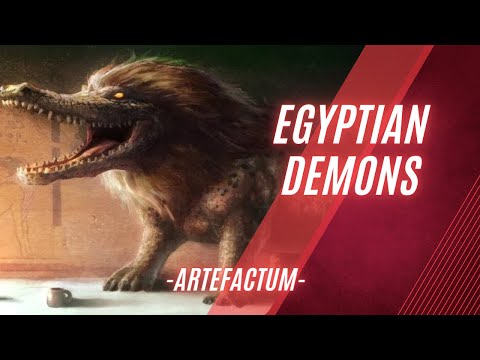 The Major demons in Egyptian mythology. Ammit and Apophis