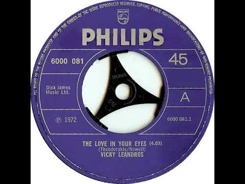UK New Entry 1972 (247) Vicky Leandros - The Love In Your Eyes