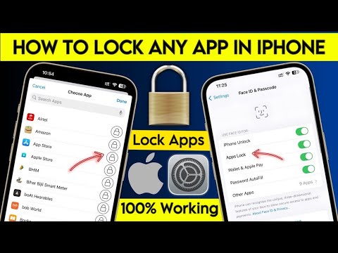 How to lock apps in Iphone ( iOs ) App lock in iphones | Trick to lock apps in Iphone