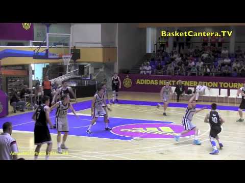 U18 - REAL MADRID vs. STELLAZZURRA  ROMA.- Final AdidasNGT Madrid 2015 (BasketCantera.TV)