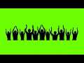 Crowd Clapping Green Screen Video With Sound