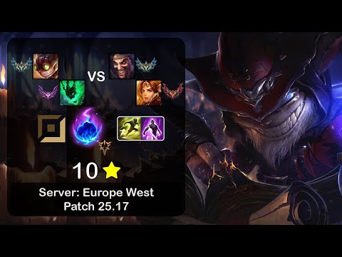 Ziggs APC + Thresh vs Draven + Leona - EUW Challenger - Patch 25.17