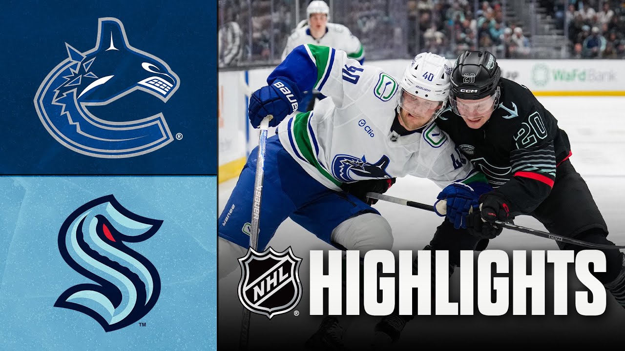 Canucks vs. Kraken | NHL Highlights | December 29, 2025