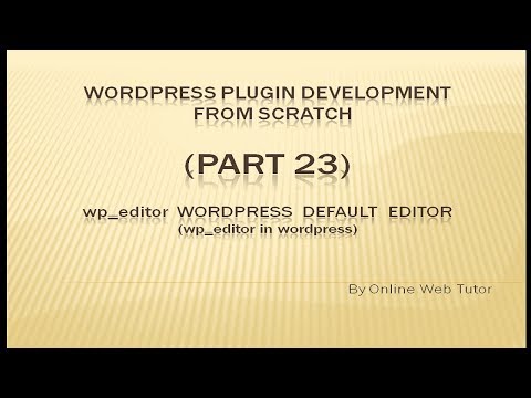 Wordpress Plugin Development tutorial from scratch Part 4 Wordpress Submenus of Plugin Menu