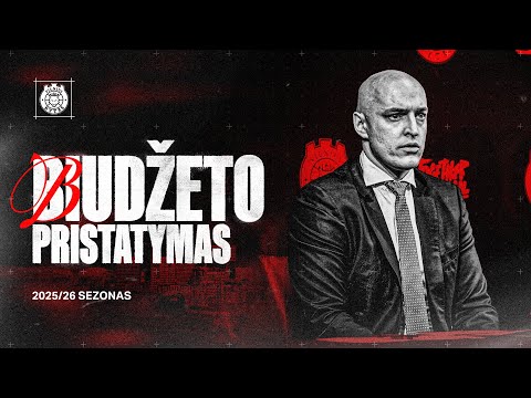 Vilniaus „Ryto“ 2025-2026 m. sezono biudžeto pristatymas