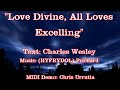 Love Divine, All Loves Excelling (HYFRYDOL) - Charles Wesley