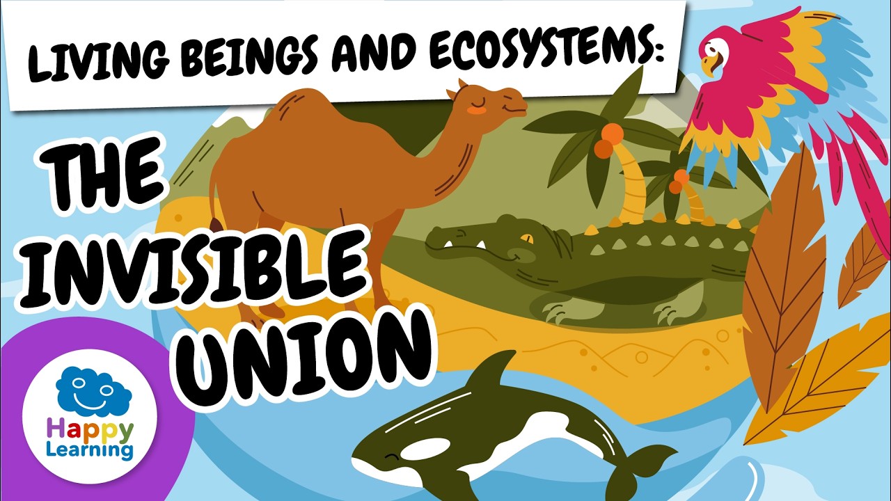 🌿🦊 How Do LIVING THINGS Live in the ECOSYSTEM? | Educational Videos for Children | @HappyLearningEN