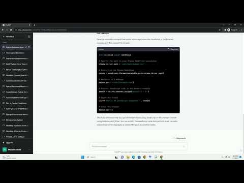Excuting Javascript At Browser Console With Selenium Python