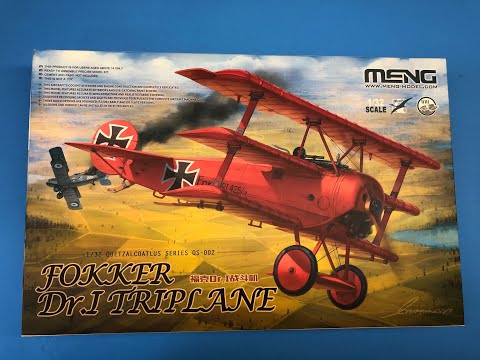 Jef V's Open Box # 7 MENG Fokker Dr.I Triplane