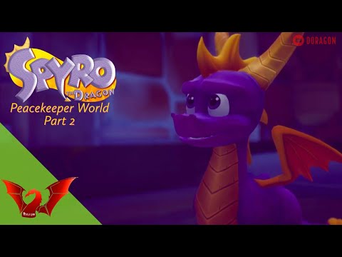 Reignited Trilogy Spyro the Dragon 120% Run - Peacekeepers Part 2 Icey Cavern, Dr Shemp & Flight