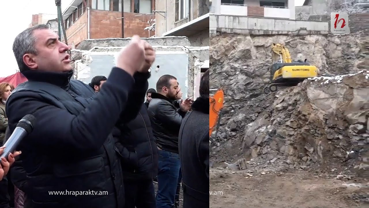 Բնակիչները թույլ չտվեցին բեռնատարը մտնի շինհրապարակ