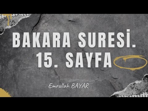 Bakara Suresi 15. Sayfa | Yavaş okuyuş #islam #elifba #kuran #kuranıkerim #tecvid #ezan #religion