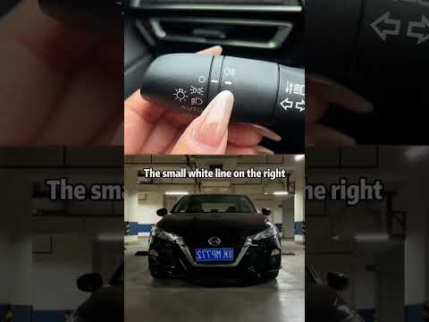 Understand the function of car lights!#driving #tips #howto #manual #skills #car