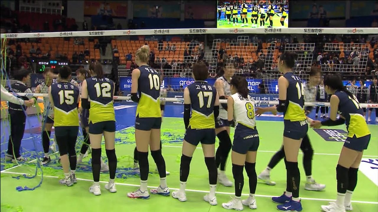 [V리그] 현대건설 : 한국도로공사 경기 다시보기 (01.30)