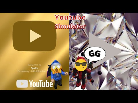 CHEGUEI A 1 MILHÃO E DEPOIS EM 10 MILHÕES (Youtube Simulator)