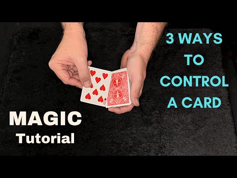 Magic Sleight of Hand Card Control Tutorial - 3 Ways To Control A Card To The Top Of The Deck