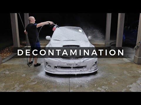 WRX Detailing Series: E3   Decontamination Process