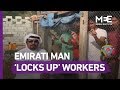 UAE Man Holds Indian Workers In Cage
