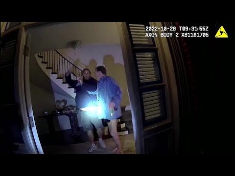 Graphic Bodycam Footage Shows Man Attack Paul Pelosi With Hammer
