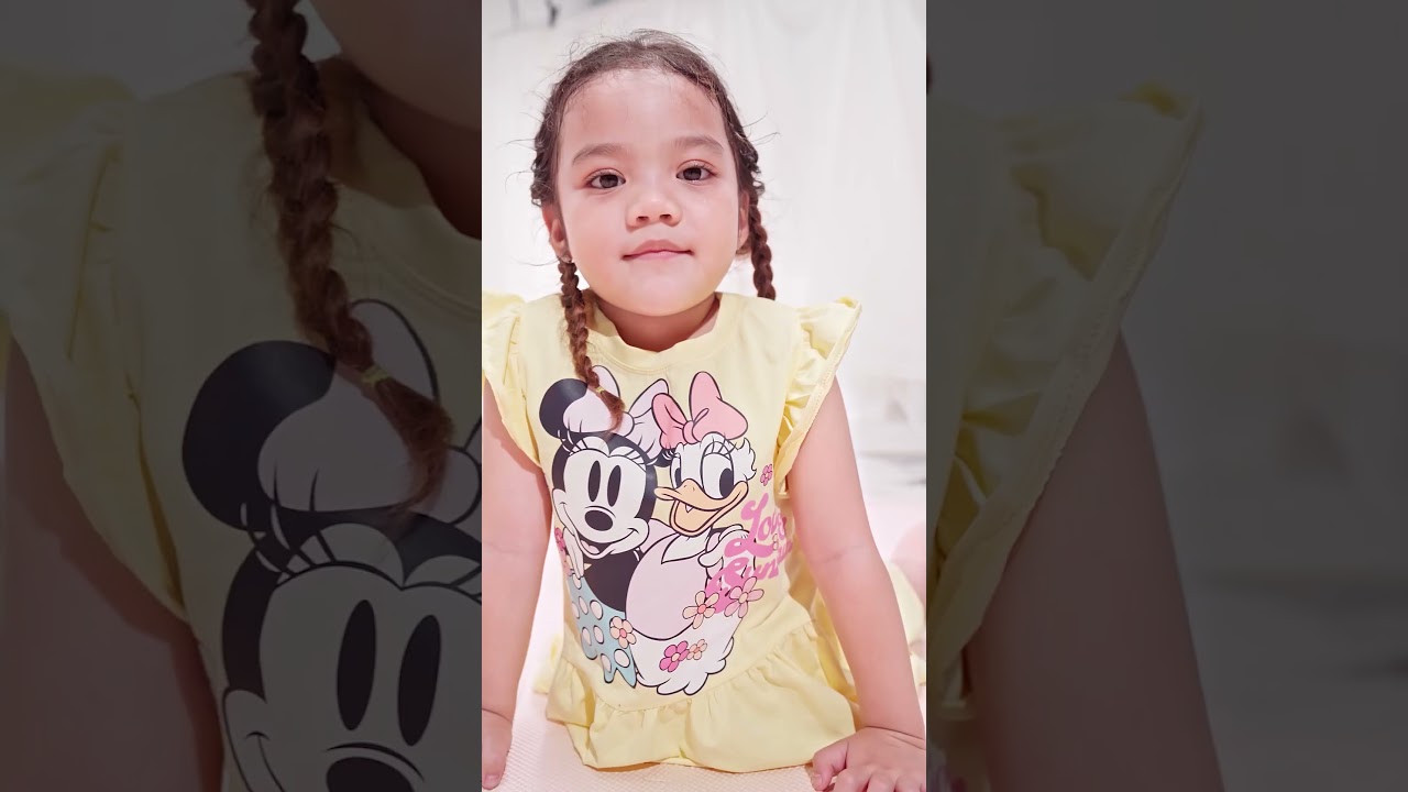 Váy bé gái tay bèo Minnie Daisy