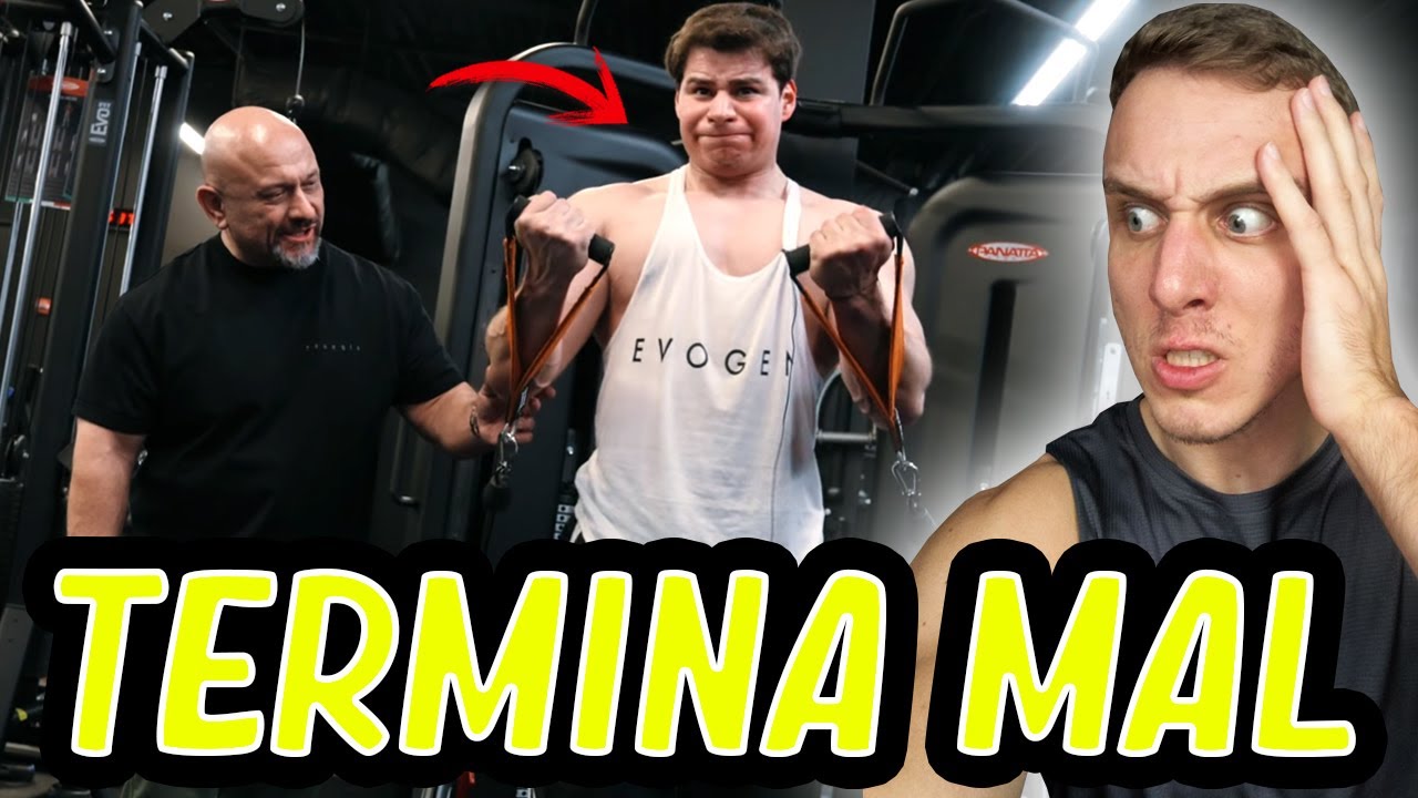 Axel Martínez termina muy mal en este entrenamiento de brazo *con Hany Rambod*