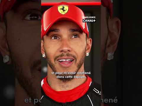 HAMILTON parle de sa VICTOIRE 🏆🥹 #f1 #barcelonagp