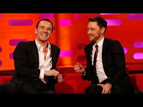 Michael Fassbender & James McAvoy's fan art romance - The Graham Norton Show - BBC