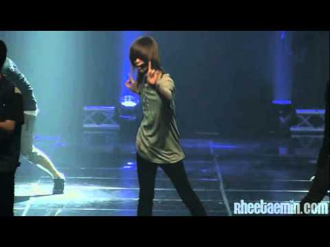 100723 Taemin Dry Rehearsal - Lucifer