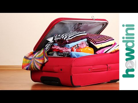 Part of a video titled 12 Travel Packing Tips: Howdini Hacks - YouTube