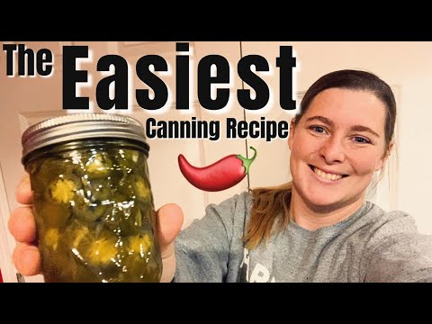 🌶 How To Pickle and Can Jalapeños Peppers Using The Water Bath Method 🌶