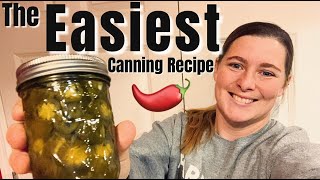 🌶 How To Pickle and Can Jalapeños Peppers Using The Water Bath Method 🌶