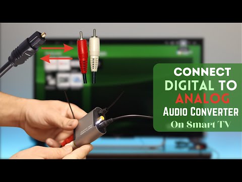 How to Set up Digital to Analog Audio Converter for Sony TV! [Connect & USE]