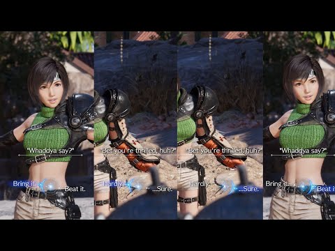 Cloud accept and refuse yuffy to join the party