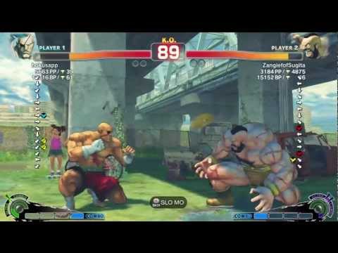 Bonchan (Sagat) vs ZangiefofSugita (Zangief) AE2012 Ranked Match *720p HD*